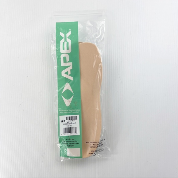Apex Beige Anatomical Conform Orthotic without Gel Diabetic Insole - Picture 1 of 5
